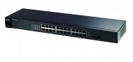 ZYXEL GS1100-24 24-port Gigabit Switch with 2 of 24 RJ-45 connectors shared with SFP slots , 